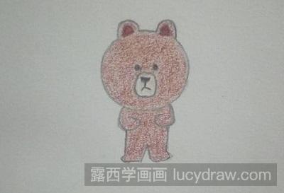 简笔画教程：教你画小棕熊