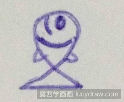 数字创意画教程（五）：2变小鱼的画法