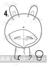 漫画教程：教你画粉色萌兔子