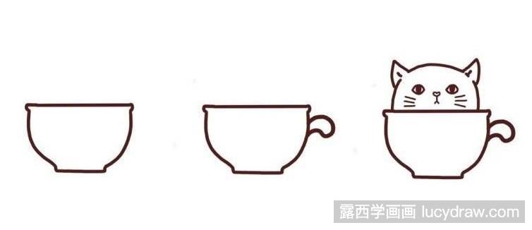 简笔画杯子的创造画法教程（5）