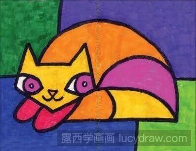 简笔画教程：教你画罗梅罗猫