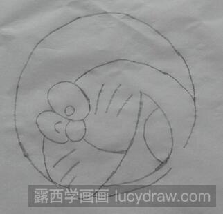 如何画哆啦A梦的简笔画