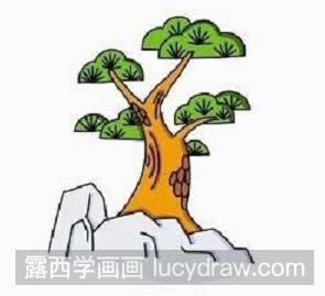 简笔画杨树和松树的画法教程