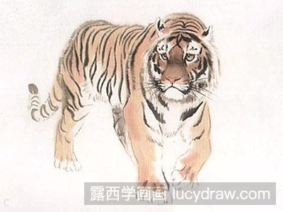 彩墨国画教程：怎么绘制老虎