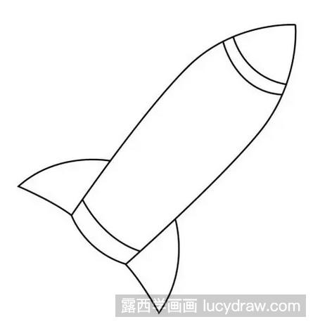 简笔画教程：教你画火箭