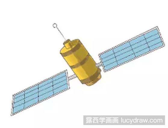 简笔画教程：教你画卫星