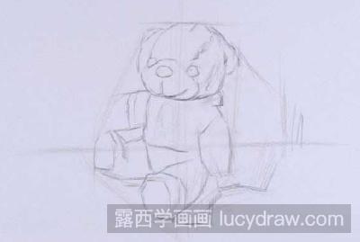 素描教程：教你画小熊布娃娃