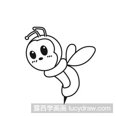 简笔画教程：教你画小蜜蜂