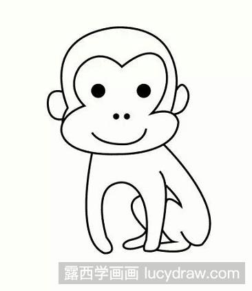 简笔画教程：教你画大象和猴子