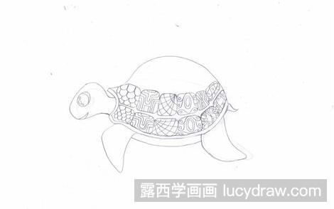 简笔画教程：教你画海底玄龟