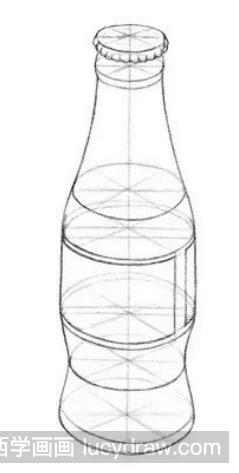 素描教程：怎么画玻璃瓶