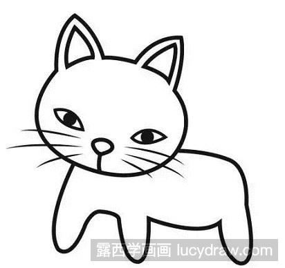 简笔画教程：教你画小猫