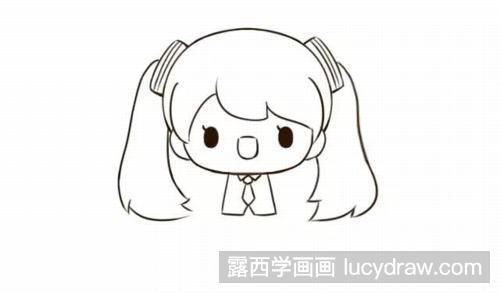 初音未来简笔画教程