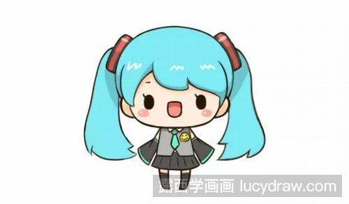 初音未来简笔画教程