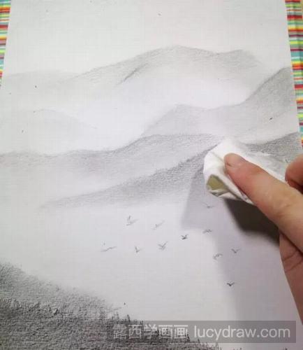 彩铅画：写意的风景画