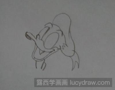 唐老鸭简笔画教程