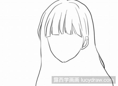 长发女生的漫画教程