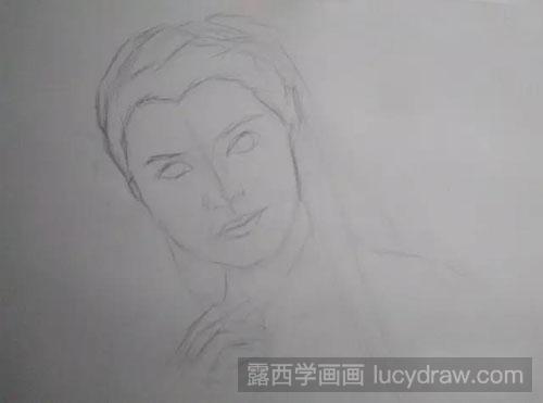 素描小龙女详细步骤讲解