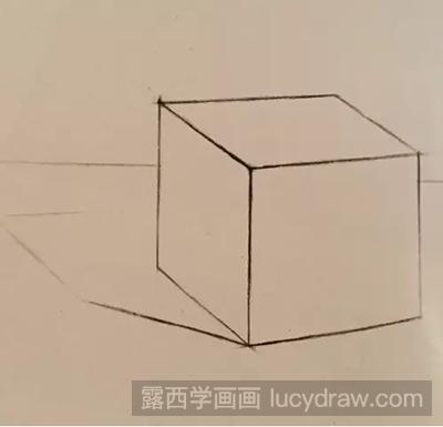 素描教程-怎么绘制正方体