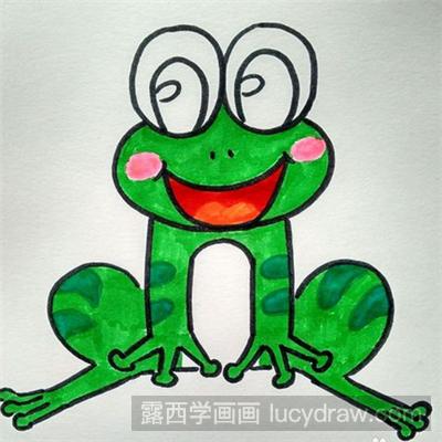 简笔画教程：怎么画青蛙