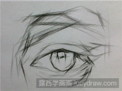 素描教程：双眼皮怎么画