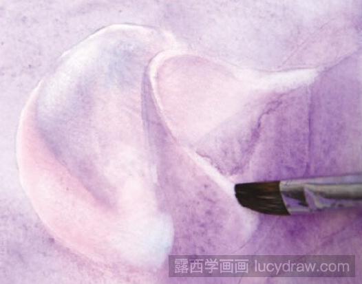 水彩画教程：怎么画香豌豆花