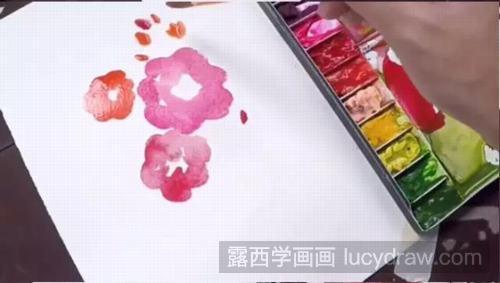 水彩画教程：好看的花卉怎么画？