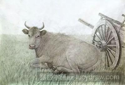 工笔画教程：怎么绘制牛（草原情怀）