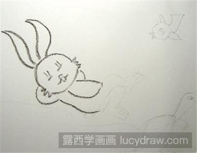 儿童画教程：龟兔赛跑