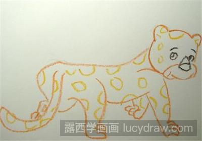 儿童画教程：怎么画小花豹
