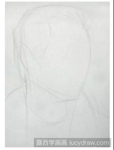 素描教程-怎么绘制人物头像