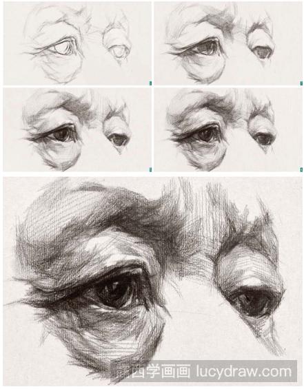 素描眼睛的详细画法