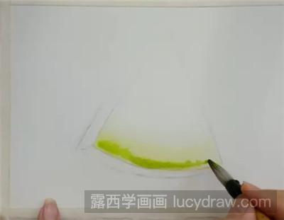 水彩画教程：教你画西瓜
