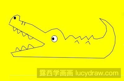简笔画教程：教你画鳄鱼