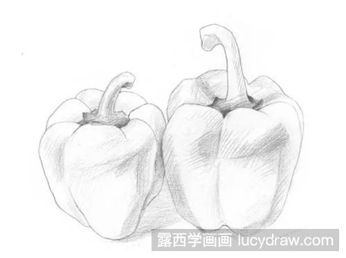 辣椒素描画教程