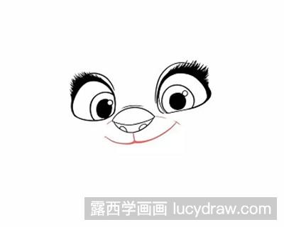 儿童画教程：教你画兔警官Judy