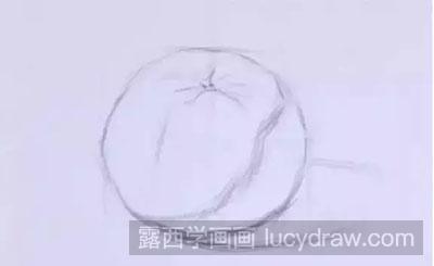 素描教程-怎么用明暗素描绘制桔子