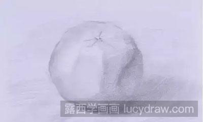 素描教程-怎么用明暗素描绘制桔子