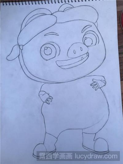 猪猪侠怎么画萌宠图片