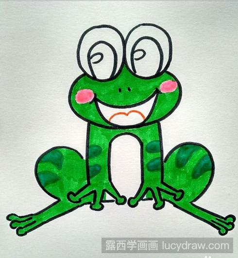小青蛙简笔画