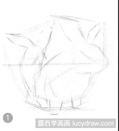 素描教程-怎么绘制小白兔