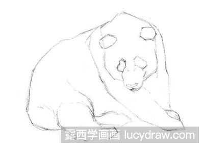 素描教程-大熊猫的绘制方法
