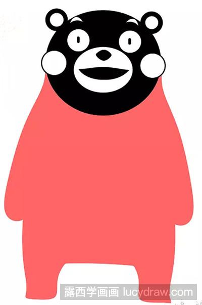 儿童画教程：教你画熊本熊