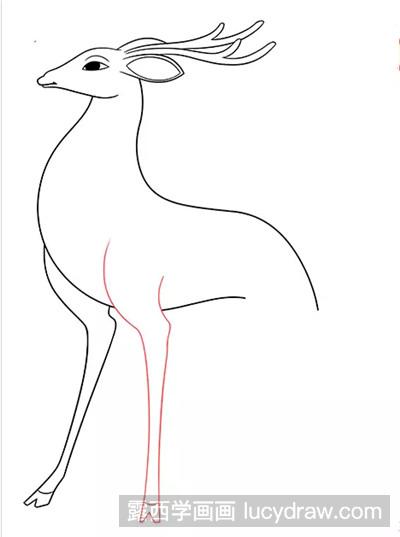 简笔画教程：教你画九色鹿