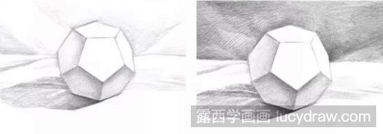 素描教程：教大家画十二面体