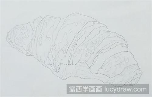 彩铅画教程：羊角面包