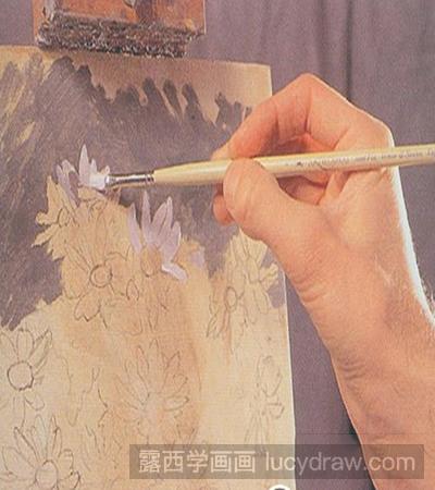 杰里米·高尔顿的《白菊花》画法教程