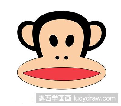 猴子嘴巴简笔画图片