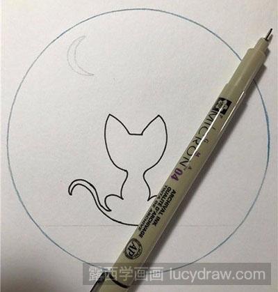 怎么绘制彩铅画猫咪