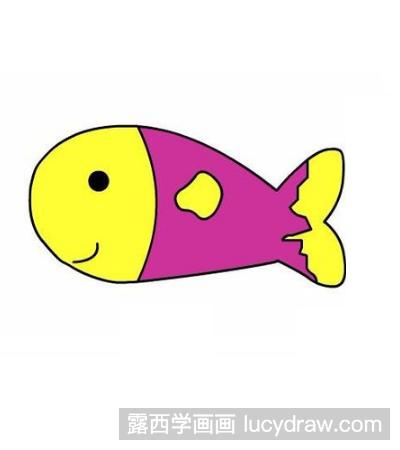 卡通简笔画：教你画鱼